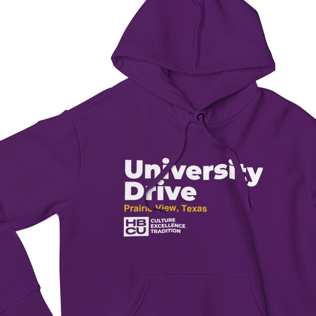 (Pre-Order) Purple & Gold "HBCU Streets" Hoodie – Prairie View, TX