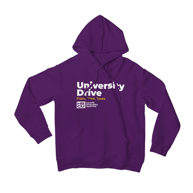 (Pre-Order) Purple & Gold "HBCU Streets" Hoodie – Prairie View, TX